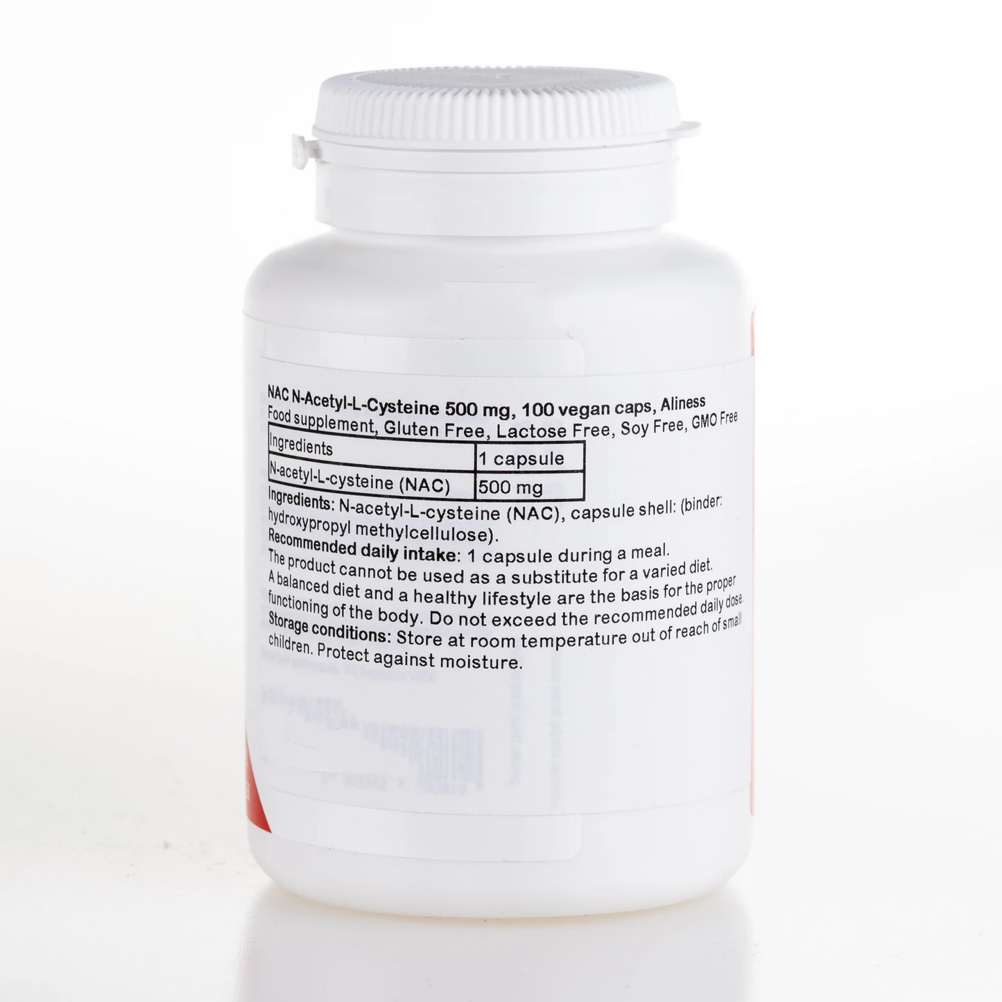 Xalast NAC 500mg capsules, N-Acetyl-L-Cysteine, 100 vegan capsules
