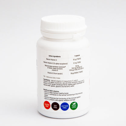 Xalast Pro ADEK®, vitamins A, D, E, K, fat soluble vitamins, 60 capsules, DAKE, D3, K2 MK7™