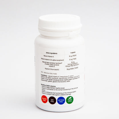 Pro ADEK®, vitamins A, D, E, K, fat soluble vitamins, 60 capsules, DAKE, D3, K2 MK7