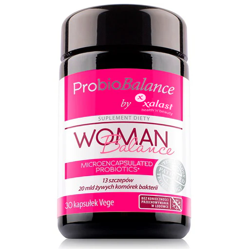 Xalast ProbioBalance Woman probiotics & prebiotics, 30 capsules. Vegan Probiotics